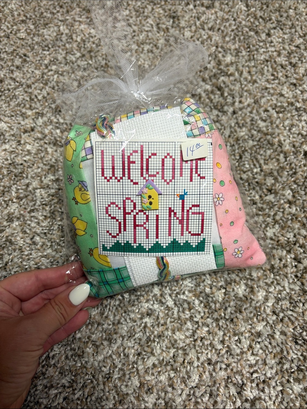 NWT Mini Pillow Cross Stitch Kit
